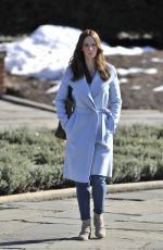 EMILY BLUNT at The Girl on the Train Set in New York 02/02/2015