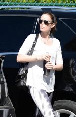 EMILY BLUNT Heading to a Gym in Los Angeles 02/10/2016