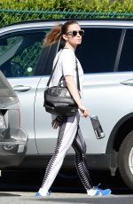 EMILY BLUNT Heading to a Gym in Los Angeles 02/10/2016
