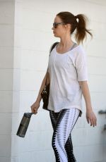 EMILY BLUNT Heading to a Gym in Los Angeles 02/10/2016