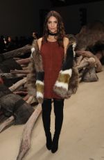 EMILY RATAJKOWSKI at Public School Fall 2016 Fashion Show at NYFW 02/14/2016