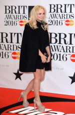 EMMA BUNTON at Brit Awards 2016 in London 02/24/2016