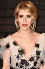 EMMA ROBERTS at Vanity Fair Oscar 2016 Party in Beverly Hills 02/28/2016