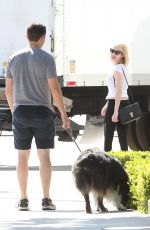 EMMA ROBERTS Heading to a Gym in Los Angeles 02/25/2016