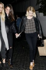 EMMA ROBERTS Leave Chateau Marmont in Los Angeles 02/20/2016