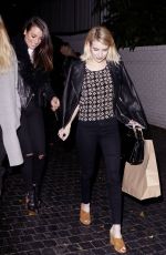 EMMA ROBERTS Leave Chateau Marmont in Los Angeles 02/20/2016