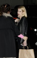 EMMA ROBERTS Leave Chateau Marmont in Los Angeles 02/20/2016