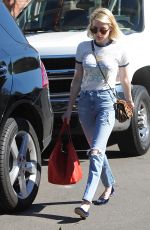 EMMA ROBERTS Out and About in Beverly Hills 02/09/2016