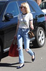 EMMA ROBERTS Out and About in Beverly Hills 02/09/2016