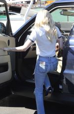 EMMA ROBERTS Out and About in Beverly Hills 02/09/2016