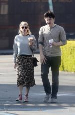 EMMA ROBERTS Out in Los Angeles 02/23/2016