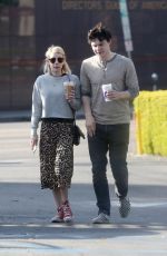 EMMA ROBERTS Out in Los Angeles 02/23/2016