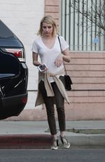 EMMA ROBERTS Out  in Los Angeles 02/24/2016
