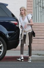 EMMA ROBERTS Out  in Los Angeles 02/24/2016