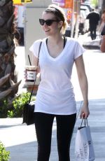 EMMA ROBERTS Out Shopping in Los Angeles 02/25/2016