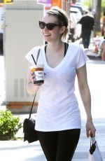 EMMA ROBERTS Out Shopping in Los Angeles 02/25/2016