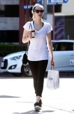 EMMA ROBERTS Out Shopping in Los Angeles 02/25/2016