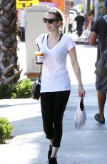 EMMA ROBERTS Out Shopping in Los Angeles 02/25/2016