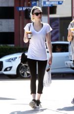 EMMA ROBERTS Out Shopping in Los Angeles 02/25/2016