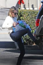 EMMA ROBERTS Shopping at Bristol Farms in West Hollywood 02/19/2016
