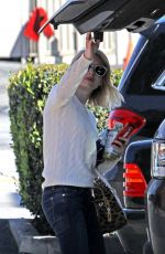 EMMA ROBERTS Shopping at Bristol Farms in West Hollywood 02/19/2016