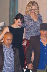 EMMA STONE Leaves Adele Concert in Los Angeles 02/12/2016