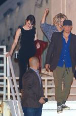 EMMA STONE Leaves Adele Concert in Los Angeles 02/12/2016