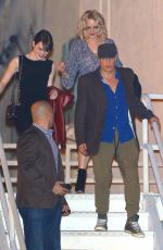 EMMA STONE Leaves Adele Concert in Los Angeles 02/12/2016