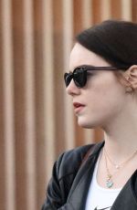 EMMA STONE Out and About in Los Angeles 02/05/2016