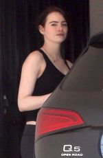 EMMA STONE Out in Los Angeles 02/18/2016