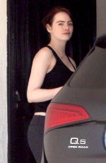 EMMA STONE Out in Los Angeles 02/18/2016