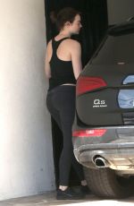 EMMA STONE Out in Los Angeles 02/18/2016