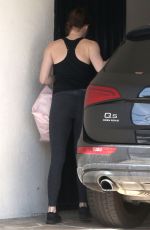 EMMA STONE Out in Los Angeles 02/18/2016