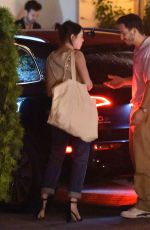 EMMA STONE Outside Sunset Towers Hotel in Los Angeles 02/26/2016