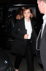 EMMA WATSON Arrives at Emmanuel Center in London 02/24/2016