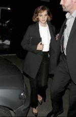 EMMA WATSON Arrives at Emmanuel Center in London 02/24/2016