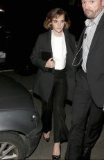 EMMA WATSON Arrives at Emmanuel Center in London 02/24/2016