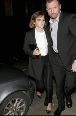 EMMA WATSON Arrives at Emmanuel Center in London 02/24/2016