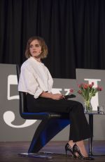 EMMA WATSON at Evening with Gloria Steinem at Emmanuel Centre in London 02/24/2016
