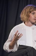 EMMA WATSON at Evening with Gloria Steinem at Emmanuel Centre in London 02/24/2016