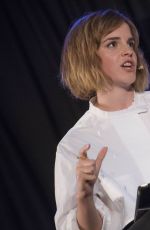 EMMA WATSON at Evening with Gloria Steinem at Emmanuel Centre in London 02/24/2016
