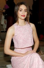 EMMY ROSSUM at Carolina Herrera Fashion Show at New York Fashion Week 02/15/2016