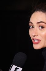 EMMY ROSSUM at Monse Front Row Show at New York Fashion Week 02/12/2016
