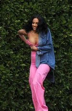 ERICA MENA on the Set of a Photoshoot in Beverly Hills 02/01/2016