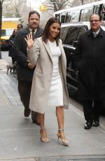 EVA LONGORIA Arrives at Huffpost Live Studio in New York 02/19/2016