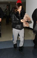 EVA LONGORIA Arrives at LAX Airport in Los Angeles 02/02/2016