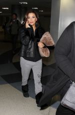 EVA LONGORIA Arrives at LAX Airport in Los Angeles 02/02/2016