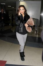 EVA LONGORIA Arrives at LAX Airport in Los Angeles 02/02/2016