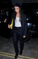 FKA TWIGS Arrives at Chiltern Firehouse in London 02/03/2016