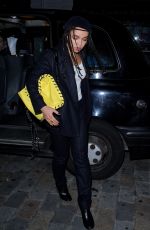 FKA TWIGS Arrives at Chiltern Firehouse in London 02/03/2016